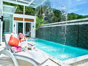 Outdoor pool - Skylight New 2 bedrooms Villa (Kamala)