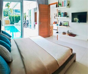 Villa, 2 Bedrooms, Poolside | 2 bedrooms, in-room safe, iron/ironing board, cots/infant beds - Skylight New 2 bedrooms Villa (Kamala)