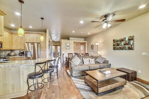 Living room - S Off Main  #4 2 Bedroom Condo by RedAwning (Frisco)