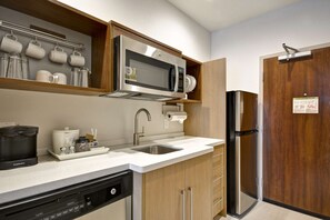 Studio Suite, 1 King Bed, Non Smoking | Private kitchen | Full-size fridge, coffee/tea maker - Home2 Suites by Hilton Fairview/Allen (McKinney)