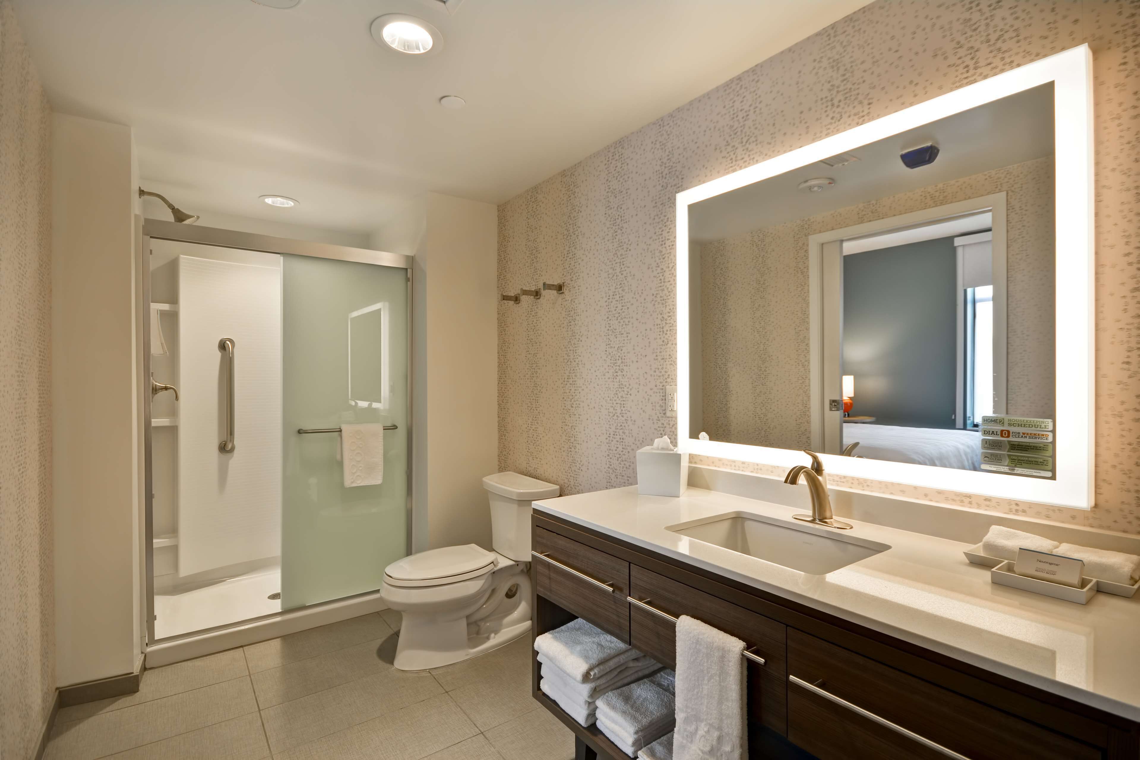 suite, 1 bedroom, non smoking | bathroom shower