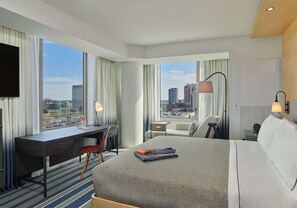 Premium bedding, in-room safe, desk, laptop workspace - Canopy by Hilton Washington DC Bethesda North (Rockville)