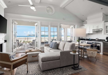 Fridge, coffee/tea maker at Beach Village at The Del, LXR Hotels & Resorts