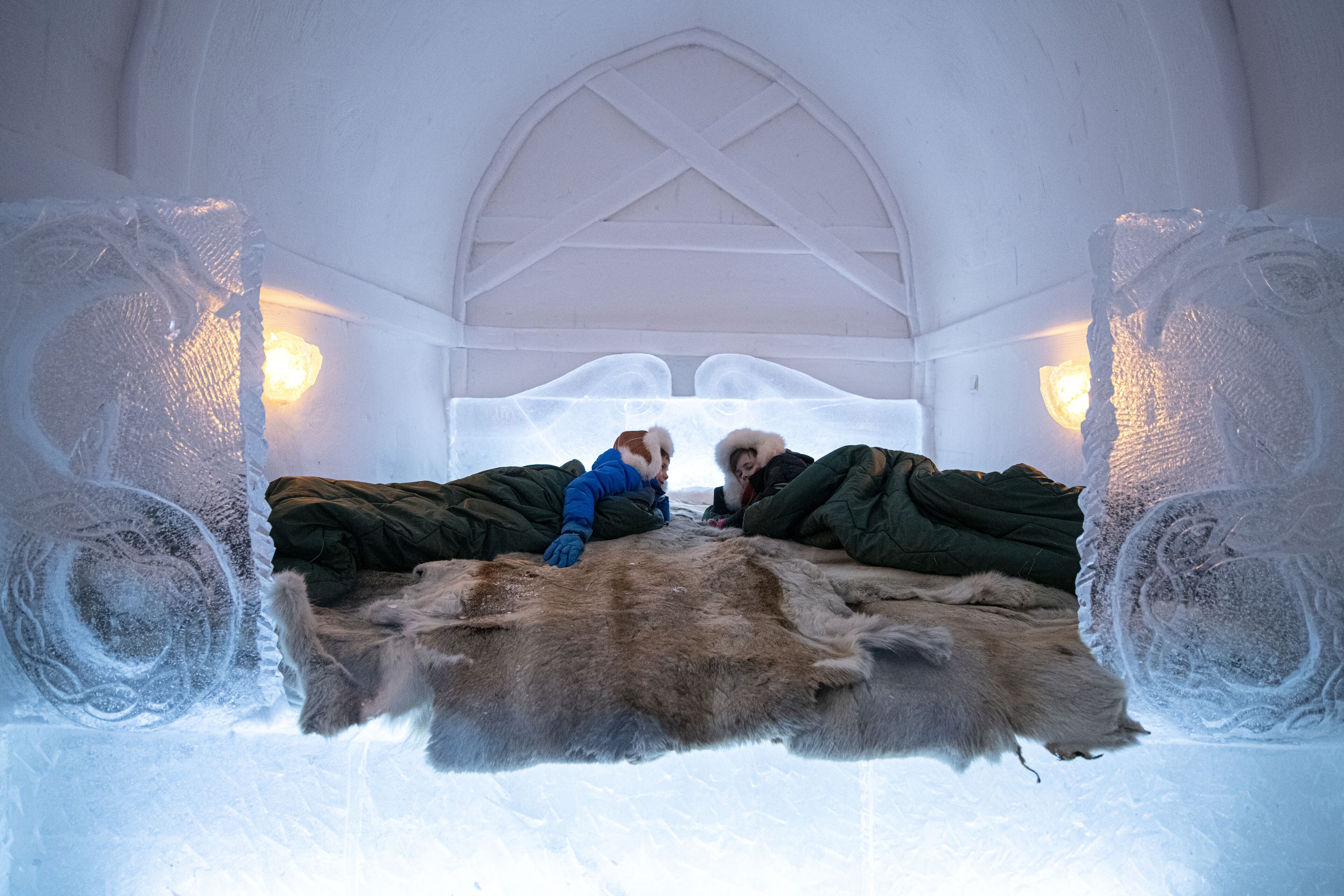 Igloo Hotel Suite | Lydisolering, sengetøj