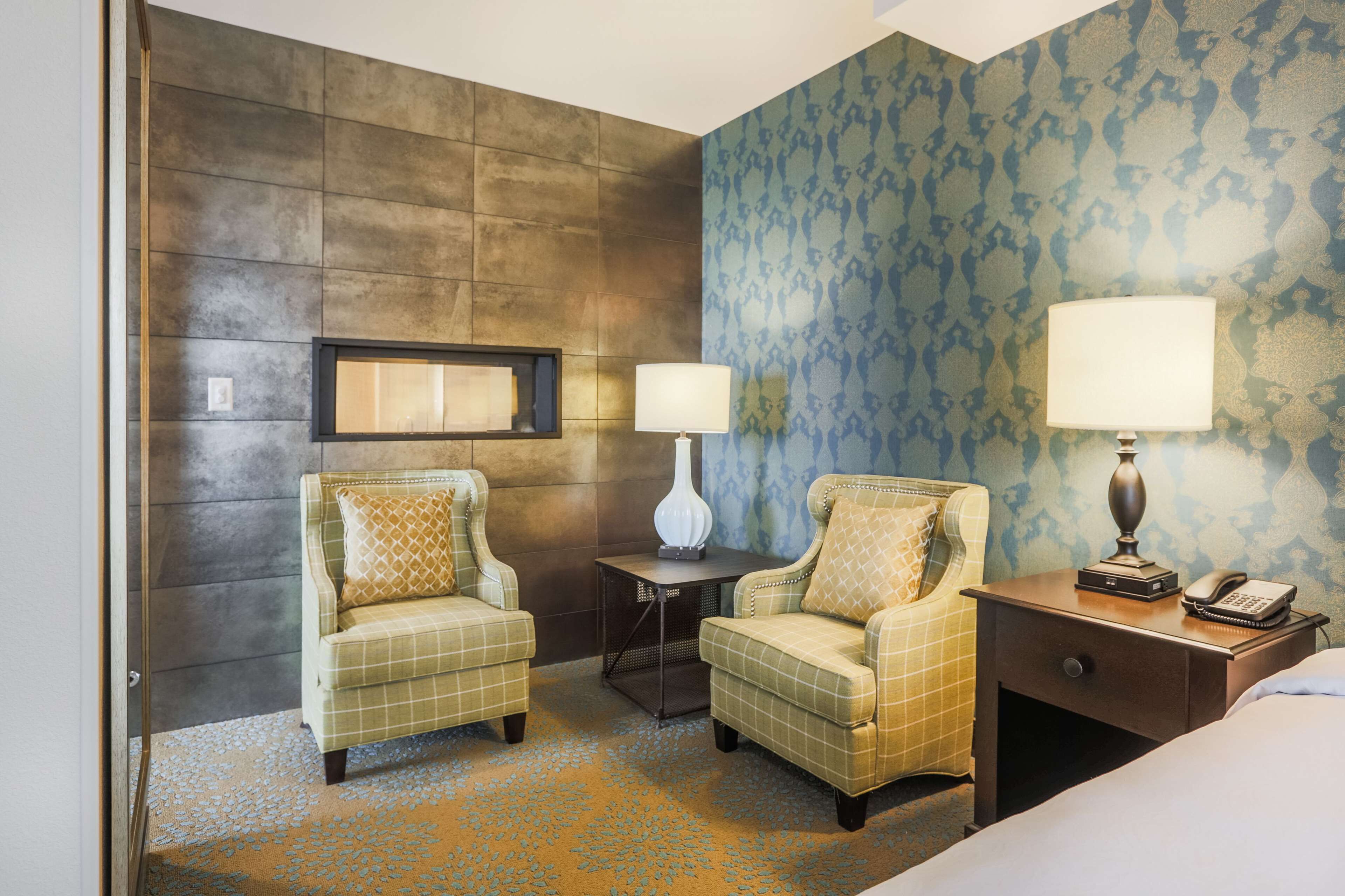 the charleston suite | living area | 42-inch tv with cable channels