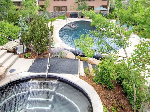 Condo, 2 Bedrooms, Microwave, Mountain View (Aspenwood L17) | Pool | Outdoor pool