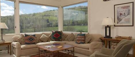 獨棟房屋, 3 間臥室, 浴缸, 山景 (Snowmass Villa 21) | 起居區