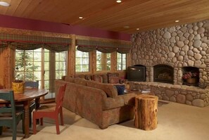 House, 5 Bedrooms, Patio, Mountain View (Tall Timbers Lodge) | Living area - Tall Timbers Lodge - 5 Bedrooms Home (Snowmass Village)
