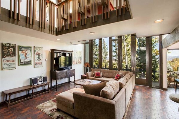 House, 5 Bedrooms, Patio (Black Bear Lodge) | Living room - Black Bear Lodge - 5 Bedrooms Home (Snowmass Village)