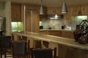 Condo, 3 Bedrooms | Private kitchen | Fridge, microwave, oven, coffee/tea maker - Stunning penthouse with 3,600 sq. ft. of luxury! by RedAwning (Park City)