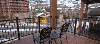 Canyons Village Location Oversized Deck Off by RedAwning - Save 20% on 7+ Nights!
