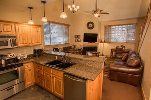 Condo, 3 Bedrooms | Private kitchen | Fridge, microwave, oven, stovetop - Canyons Village Location Oversized Deck Off by RedAwning - Save 20% on 7+ Nights! (Park City)