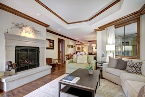 Condo, 2 Bedrooms | Living area | TV, video-game console, DVD player