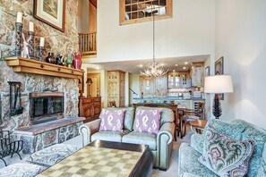 Living area - 3 BR Condo at The Lodge at Vail w/ Pool, Hot Tub by RedAwning - Save 20% on 7+ Nights! (Vail)
