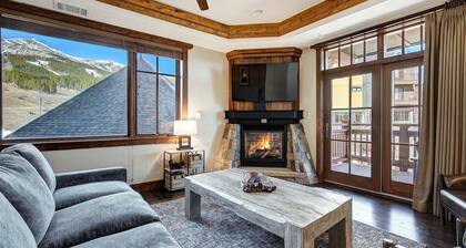 Luxury At Base Of Peak 8, Steps From Winter Activities 2 Bedroom Condo by RedAwning