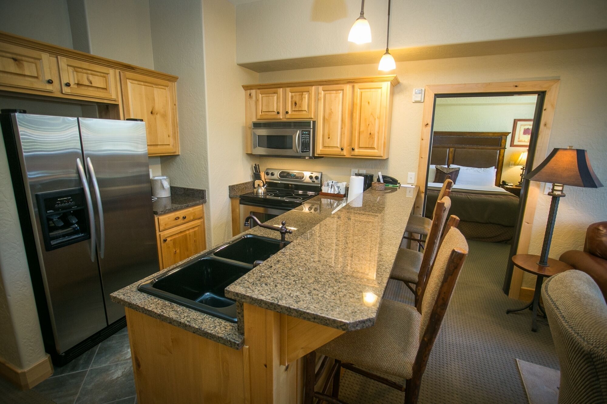 公寓客房, 1 間臥室 | 私人廚房 | 大型冰箱、微波爐、烤箱、爐台