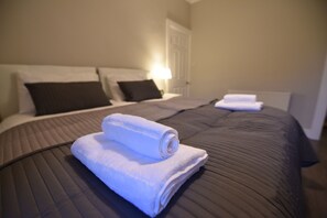 1 bedroom, premium bedding, soundproofing, iron/ironing board