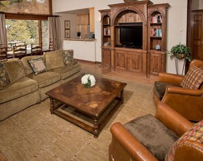 Condo, 3 Bedrooms | Living area | Flat-screen TV, fireplace, DVD player - 3BR Residence w/ Cozy Fire Place - Lodge at Vail by RedAwning - Save 20% on 7+ Nights! (Vail)