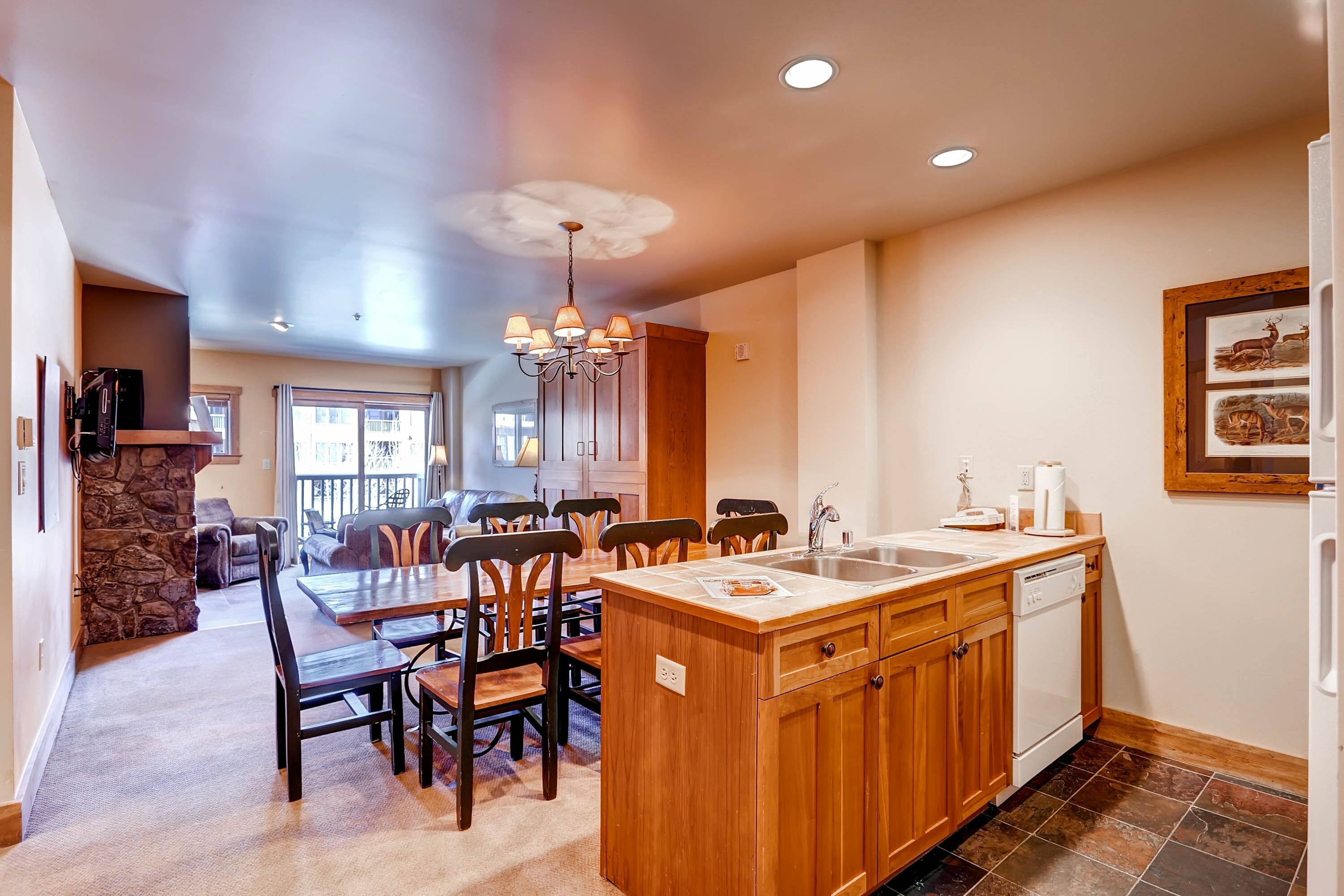 Condo, 2 Bedrooms | Private kitchen | Full-size fridge, microwave, oven, stovetop