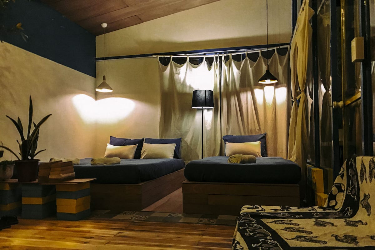 Triple Room, Private Bathroom, Garden View | Desk, free WiFi, bed sheets