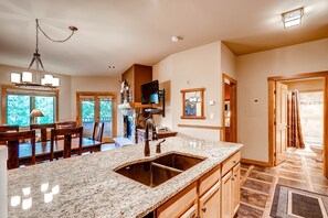 Condo, 2 Bedrooms | Private kitchen | Full-size fridge, microwave, oven, stovetop