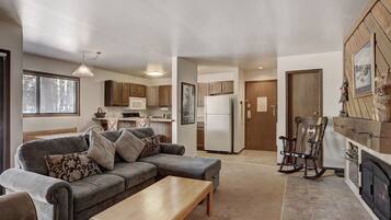 Condo, 1 Bedroom | Living area | Flat-screen TV