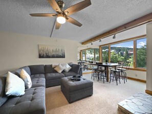 Condo, 2 Bedrooms | Living area | Flat-screen TV, DVD player - Timeless Classic Ski Condo - SH404 by RedAwning (Copper Mountain)