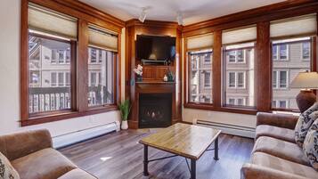 Condo, 2 Bedrooms | Living area | Flat-screen TV, DVD player