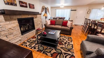Condo, 2 Bedrooms | Living area | Flat-screen TV, video game console, DVD player