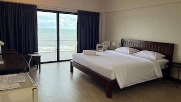 Twin Cottage with Sea View | 1 kamar tidur, minibar, Wi-Fi gratis, dan seprai linen