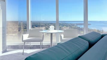 Premium bedding, pillow-top beds, in-room safe, desk