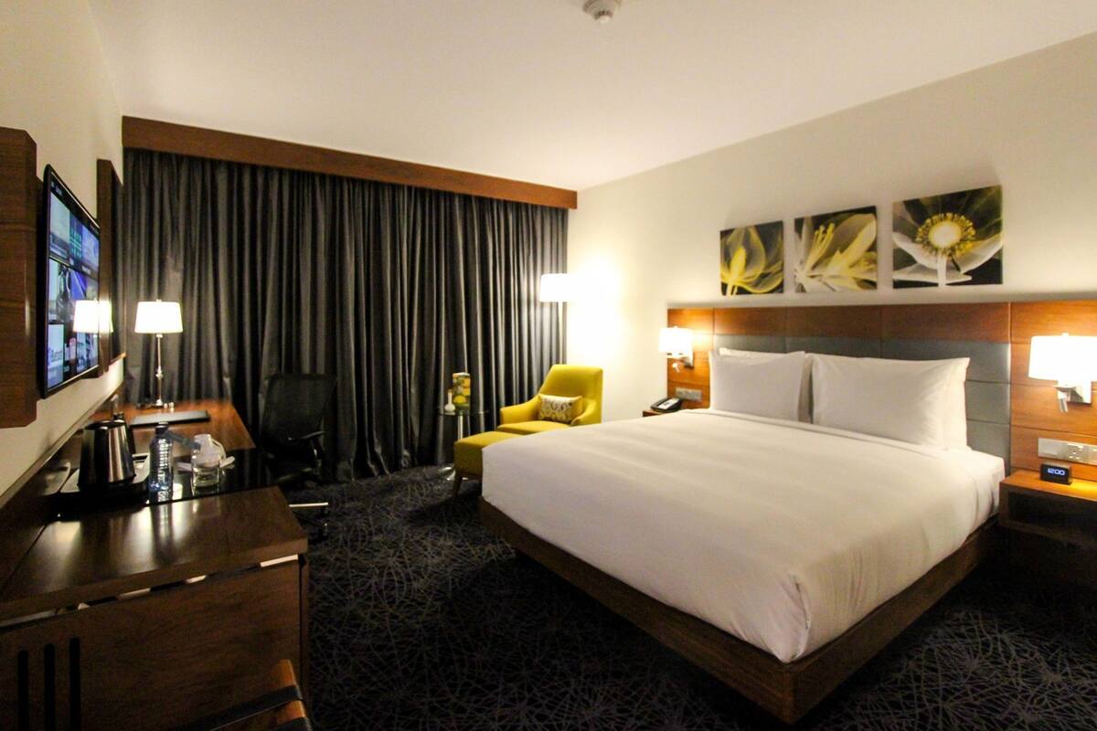 1 chambre, minibar, coffre-fort pour ordinateur portable, bureau