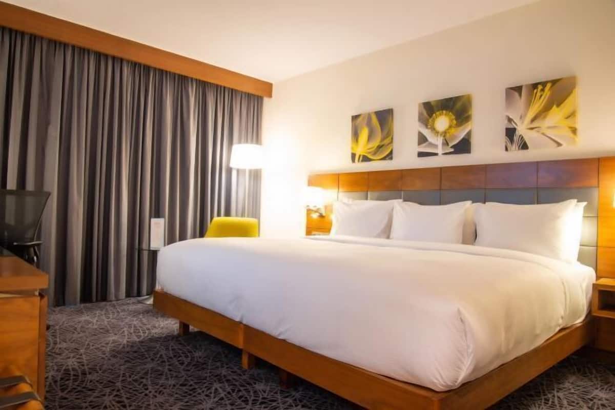 1 dormitorio, minibar, caja fuerte y escritorio