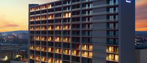 Front of property – evening/night