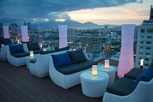 Poolside bar