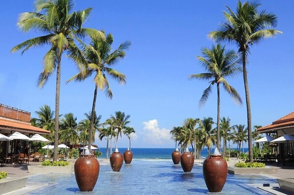 Blick von der Unterkunft