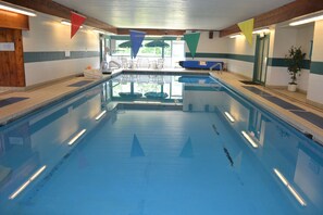 Indoor pool, outdoor pool