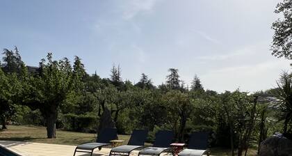 Mas 500m from Labeaume and the river, in a quiet location! Le Mas de Midygane