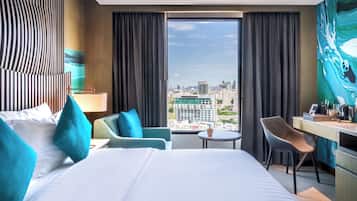 Premier Lux King Bed | 房內夾萬、隔音、熨斗/熨衫板、摺床/加床 (收費)