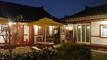Front of property - evening/night