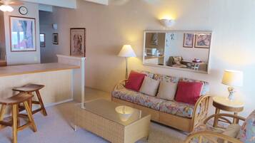 Smart TV, DVD player, books