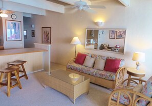 Smart TV, DVD player, books
