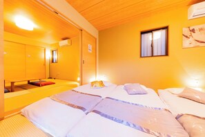 Iron/ironing board, free WiFi, bed sheets - Fukujutei (Osaka)