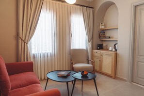 디럭스룸, 더블침대 1개 | 거실 공간