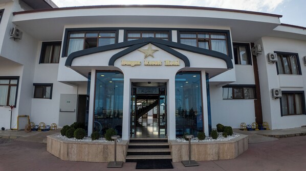 Majoituspaikan julkisivu