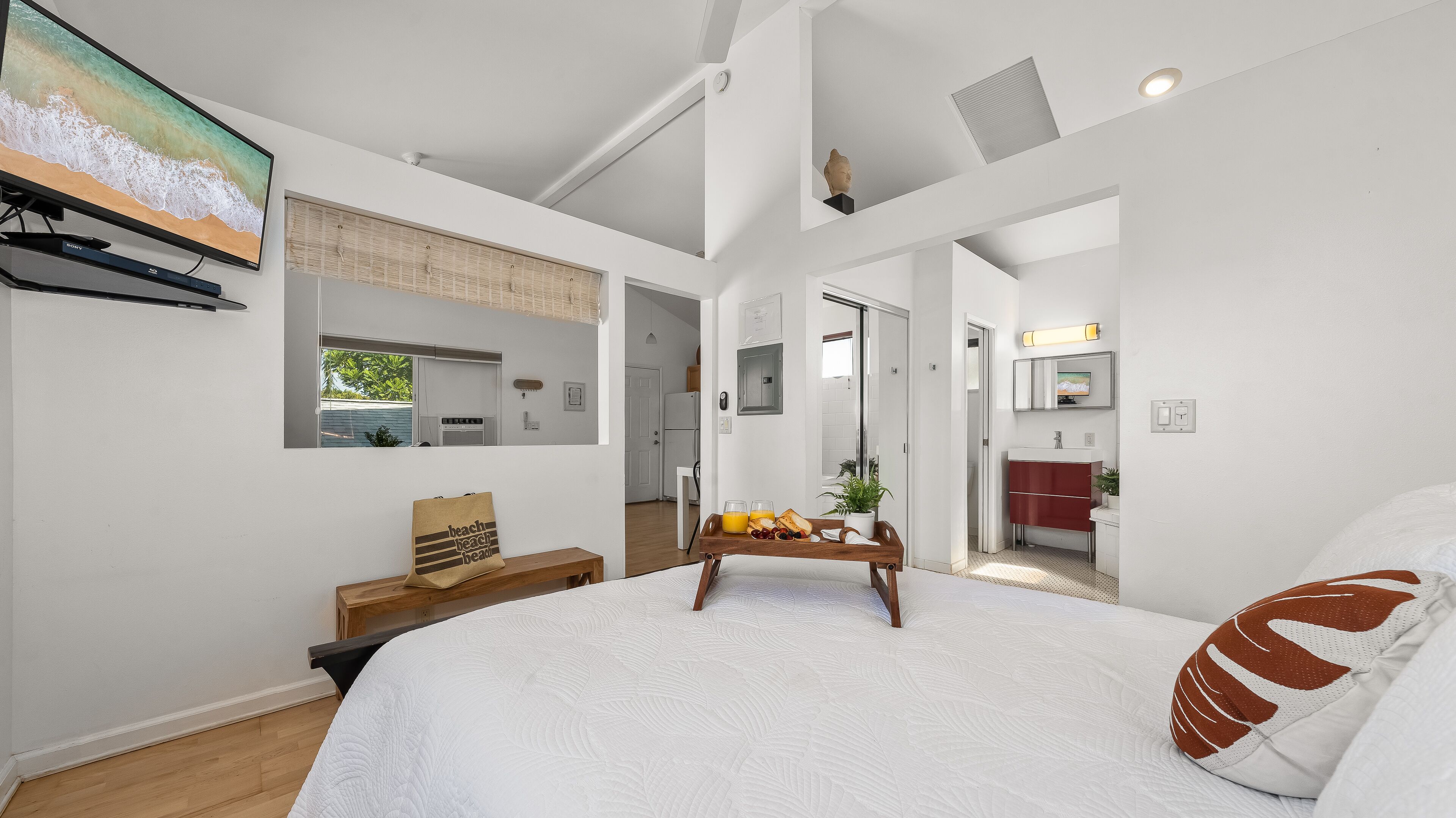 1 soverom, strykejern/-brett, wi-fi (inkludert) og sengetøy