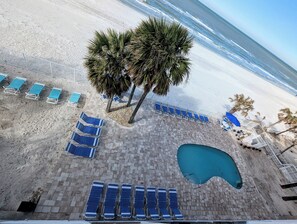 A heated pool - Exquisite Beachfront Penthouse Condo on Indian Rocks Beach (Indian Rocks Beach)