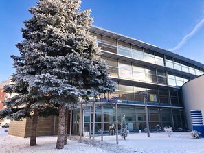 Majoituspaikan julkisivu