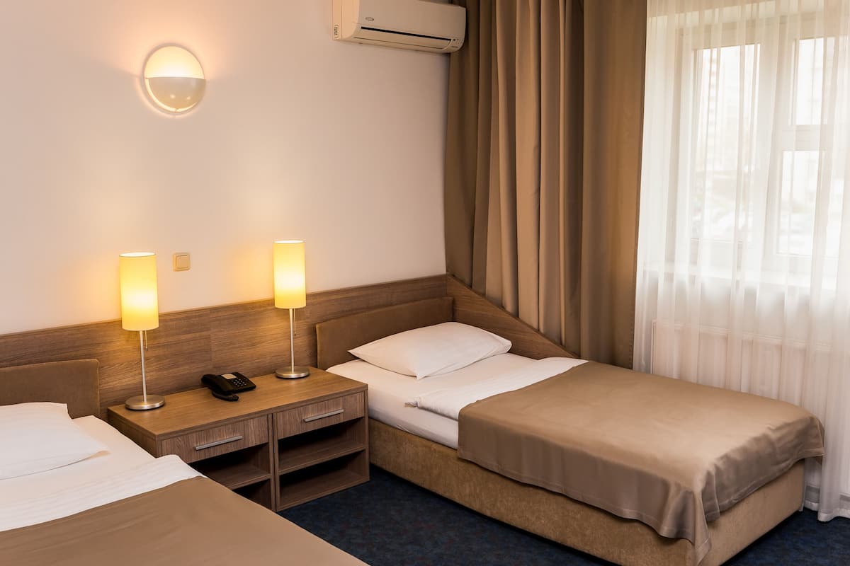Standard Twin Room | Desk, cribs (free), rollaway beds (surcharge), WiFi (free)
