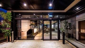 Front of property - evening/night